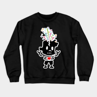 firecracker zombie boy Crewneck Sweatshirt